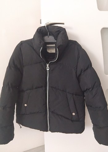 Zara Siyah Kadın Kışlık Şişme Mont