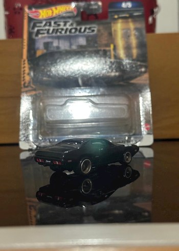 Beden Renk 1971 Plymouth GTX Siyah Oyuncak Araba fast and furious