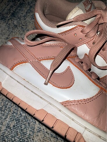 37,5 Beden pembe Renk Orjinal dunk low kadın