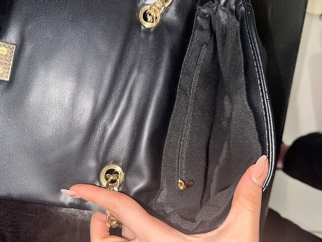 Beden Stradivarius Siyah Çanta