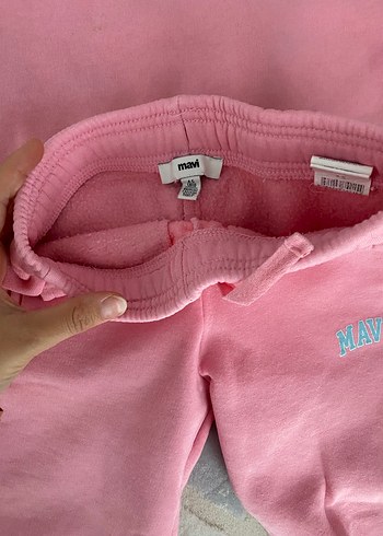 4 Yaş Beden pembe Renk Pembe Kapüşonlu Mavi Marka Eşofman Takımı
