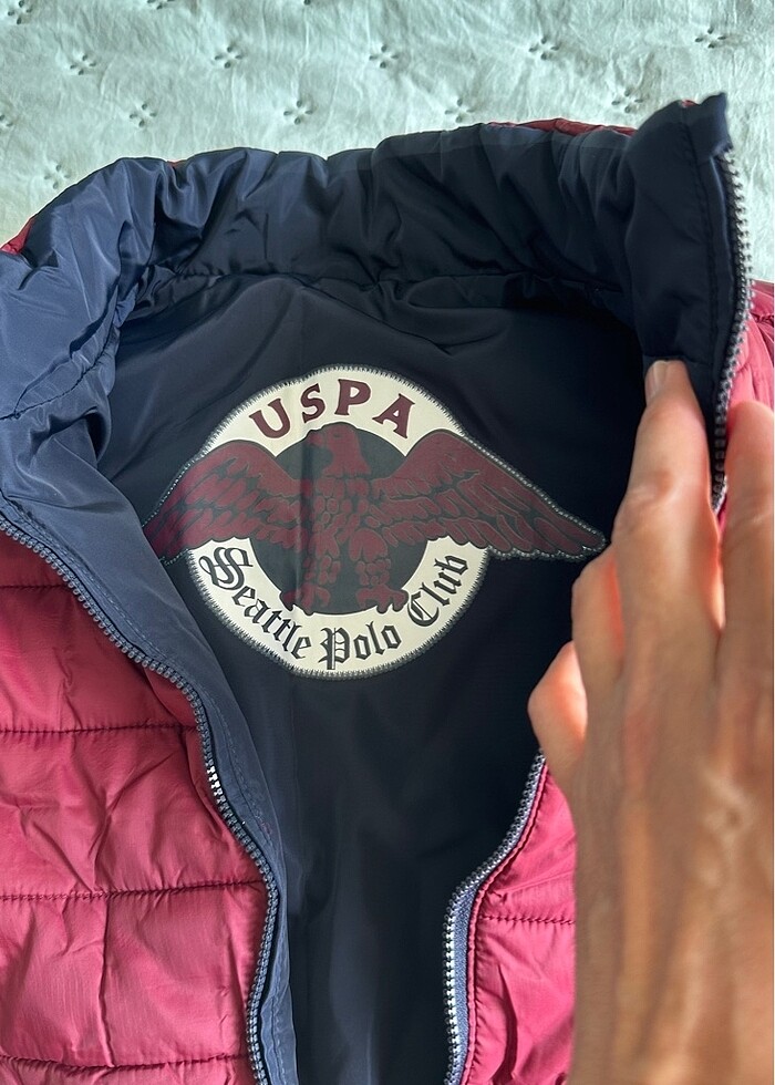 Us Polo Genç Çocuk Yelek Çift Taraflı - Görsel 2