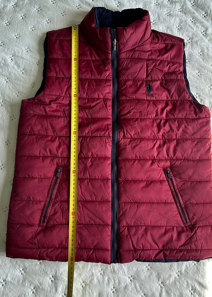 Us Polo Genç Çocuk Yelek Çift Taraflı - Görsel 3