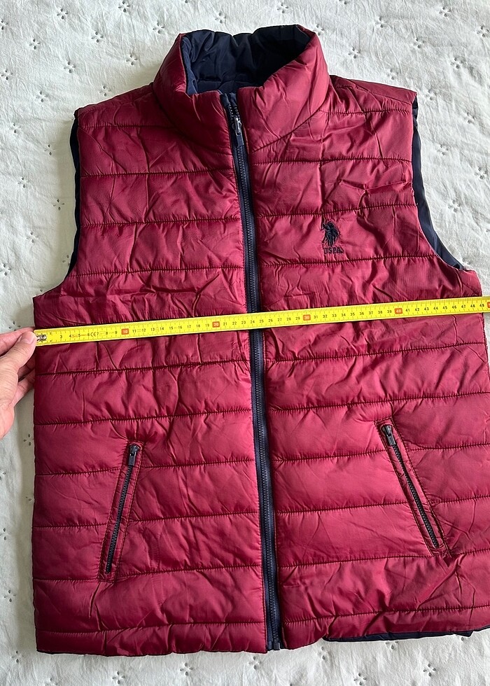 Us Polo Genç Çocuk Yelek Çift Taraflı - Görsel 4