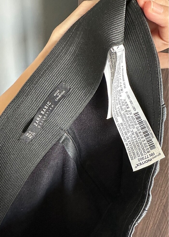 Zara Deri Pantolon - Görsel 4