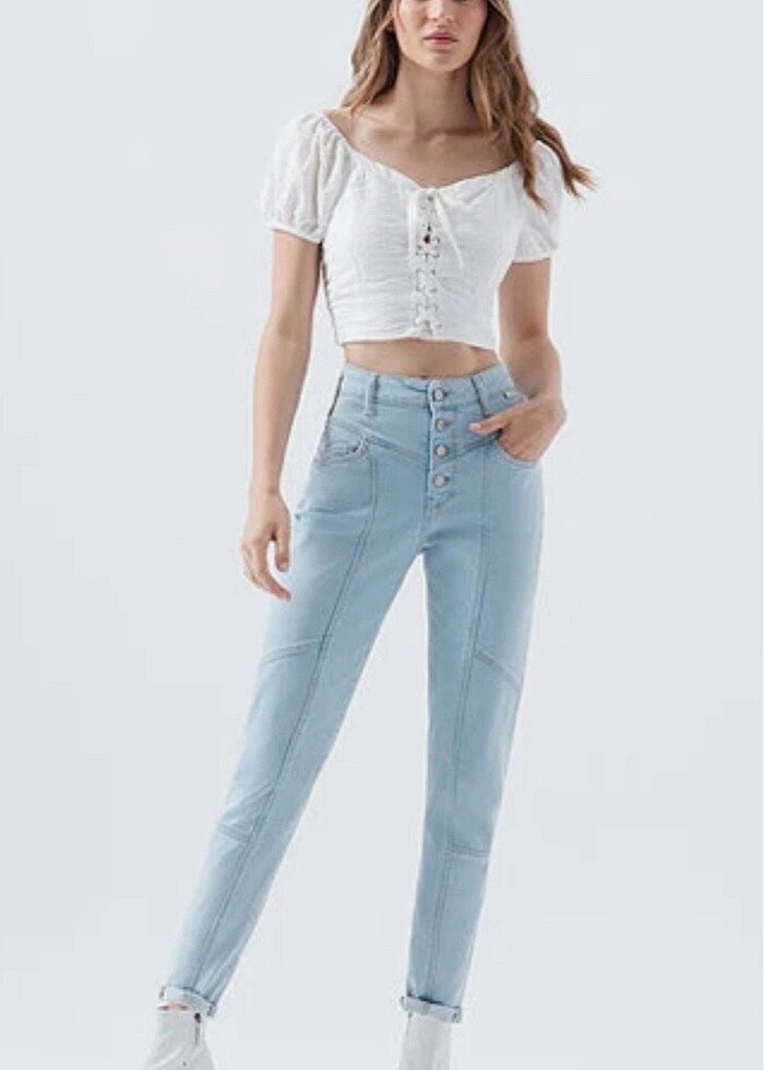 #Mavi #levis #marks&spencer #h&m Kadın jean çeşitli markalar - Görsel 4