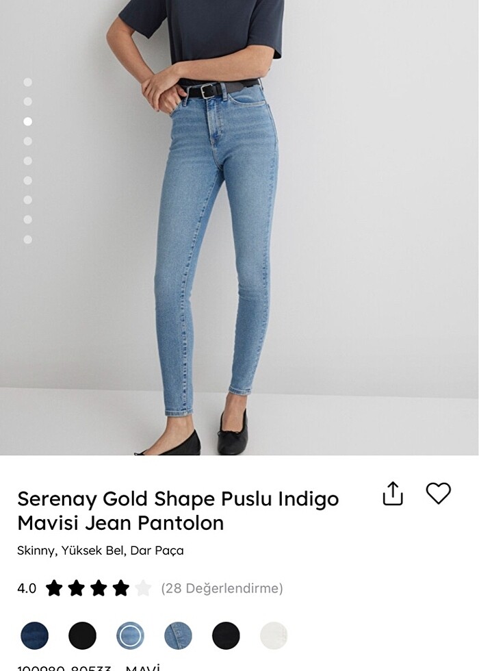 #Mavi #levis #marks&spencer #h&m Kadın jean çeşitli markalar - Görsel 2