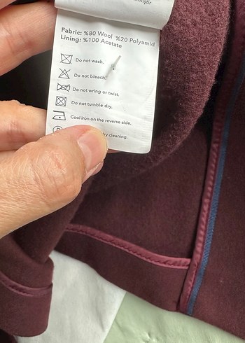 Markası-Yargıcı %80 Wool yün. Astarsız Trençkot - Görsel 8