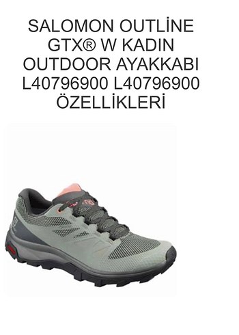 Original Salomon Outtoor Yürüyüş Ayakkabısı (Kadın) - Görsel 11