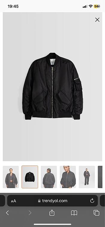 Bershka bershka bomber model şişme mont