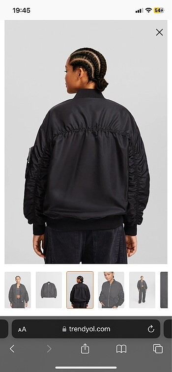 s Beden bershka bomber model şişme mont