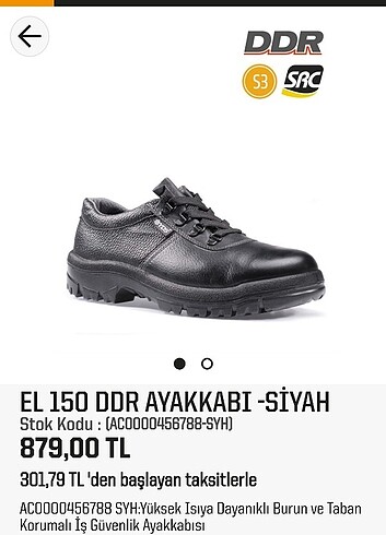YDS iş ayakkabısı 