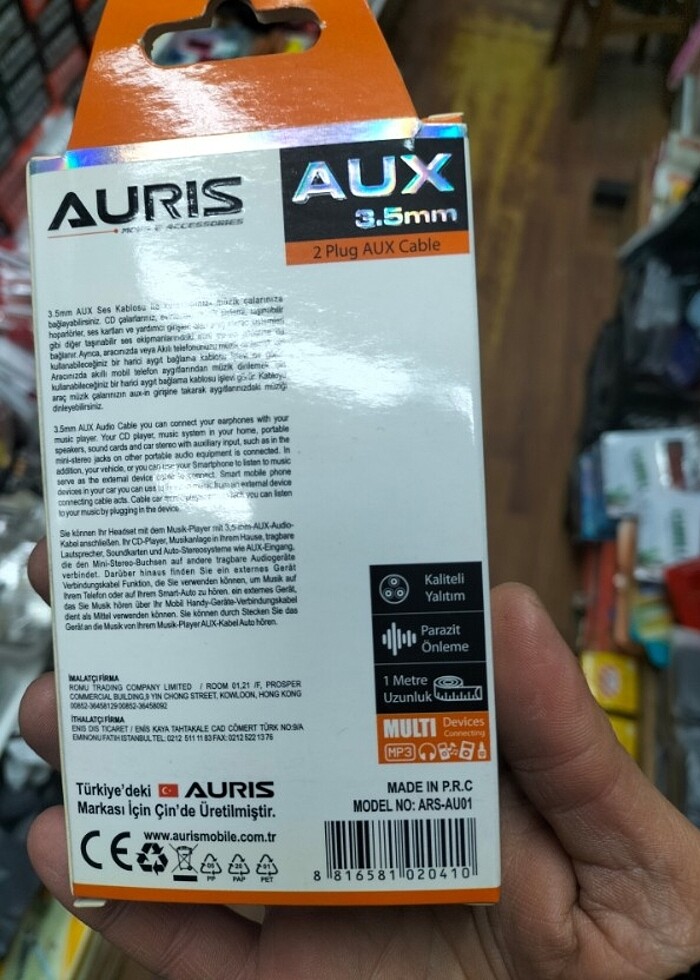 Aux kablo 3.5mm - Görsel 2