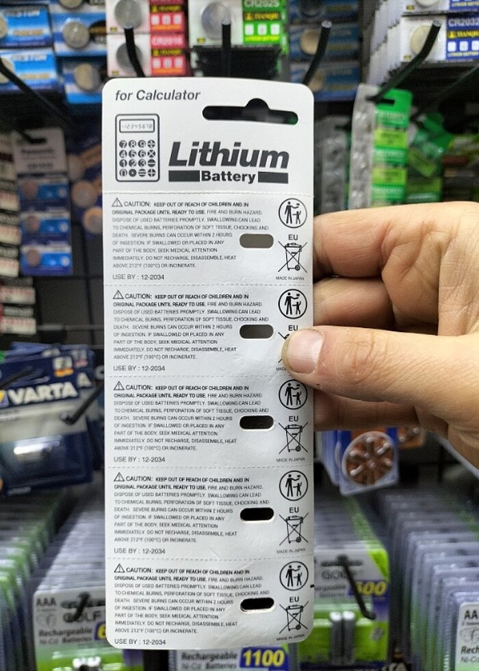 CR2032 Maxel marka pil 5 adet - Görsel 3