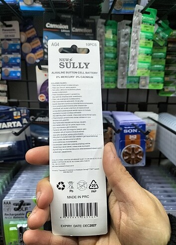 Saat pili 100adet - Görsel 2