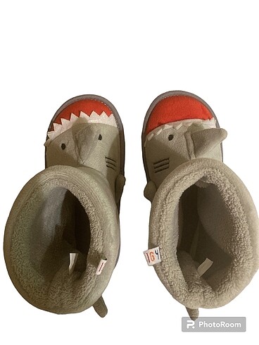 30 Beden TWIGY NEW SHARK ÇOCUK PANDUF/ EV BOTU
