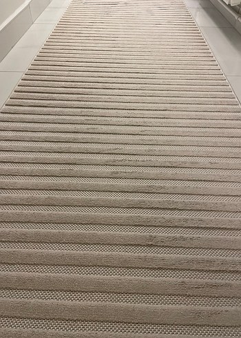 80x300 İpek Halı Almond Koleksiyonu 11400 Krem - Görsel 2