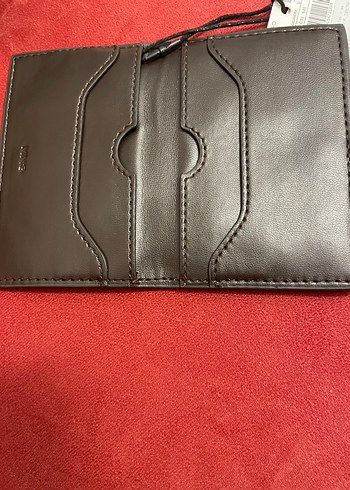 Boncuk Detaylı kahve Süet Kadın Cüzdan - Görsel 5