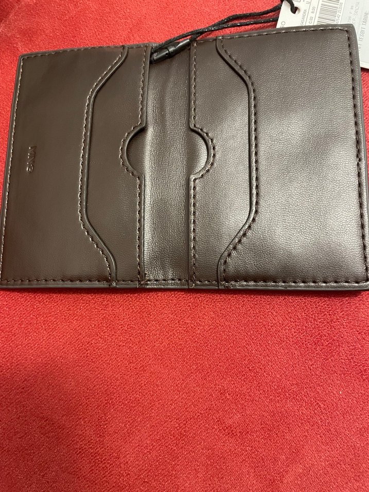 Boncuk Detaylı kahve Süet Kadın Cüzdan - Görsel 5