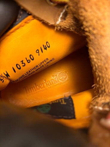 35,5 Beden turuncu Renk Timberland kadın bot