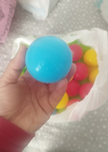  Renkli Plastik Oyun Topları