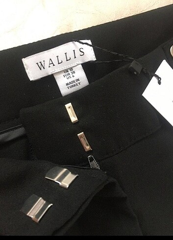 m Beden Wallis siyah kumaş pantolon