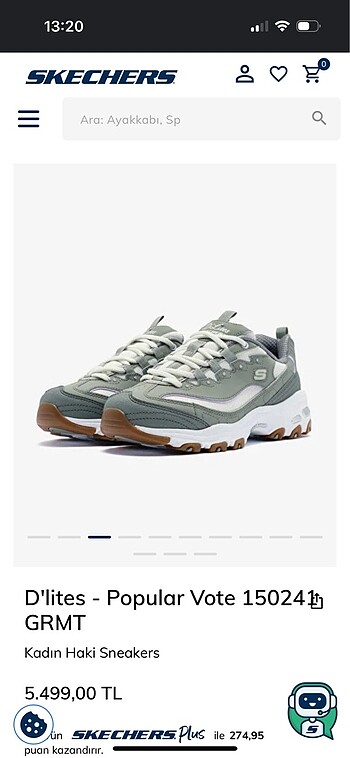 Skechers D?Lites Kadın Ayakkabı
