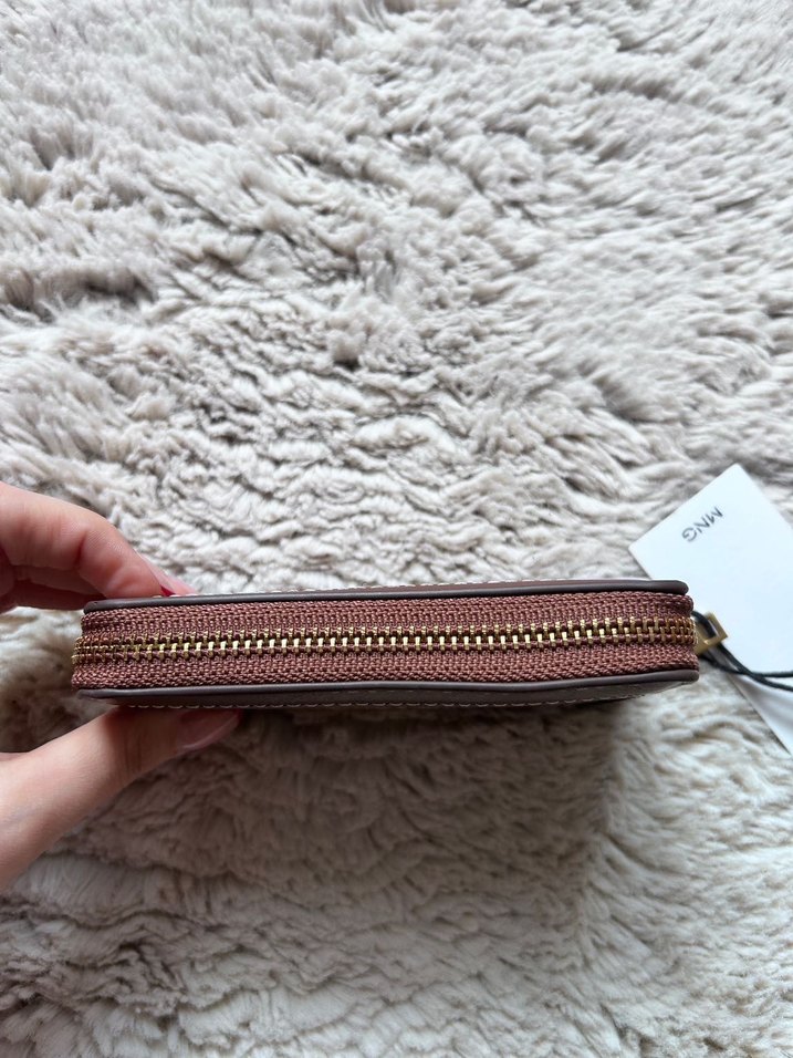 Mango Kahverengi Deri Kadın Cüzdanı - Görsel 4