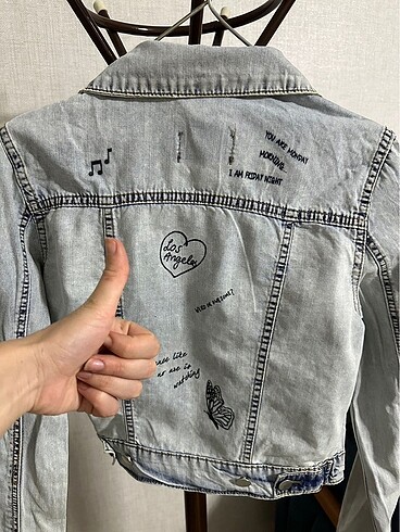 Kot işlemeli ceket Robin jeans