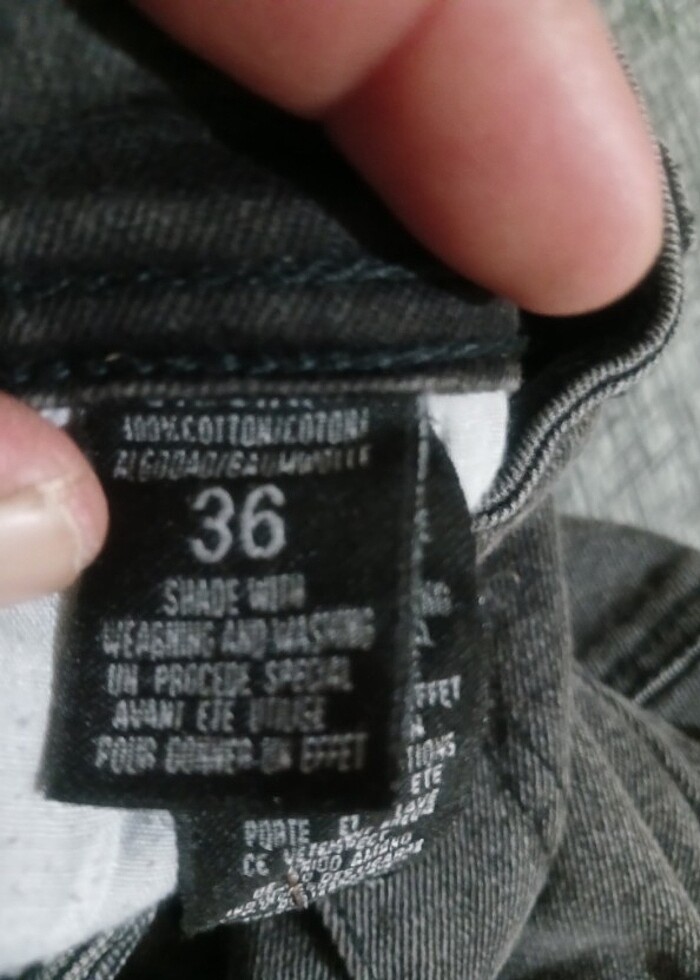 PULL& BEAR 36 BEDEN ORJİNAL ERKEK JEANS - Görsel 5