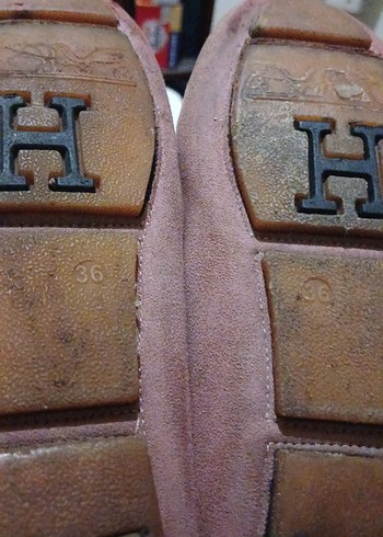 HERMES 36 NO SUNNI  DERI ORTAPEDIK TABAN Süet Tokalı Loafer - Görsel 11