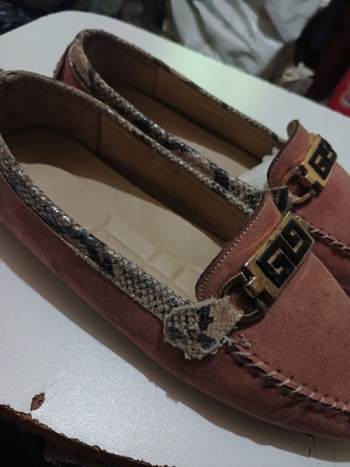 HERMES 36 NO SUNNI  DERI ORTAPEDIK TABAN Süet Tokalı Loafer - Görsel 5