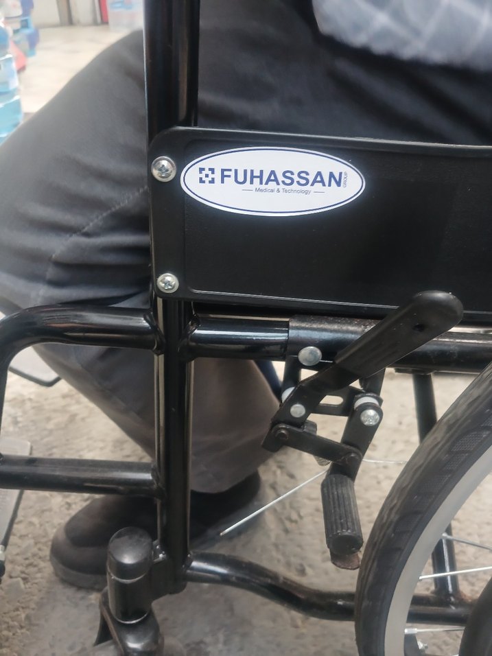 Siyah Gri hasta  Arabası - Görsel 5