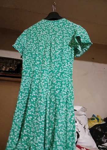 koton  34 beden  viskos renkli bayan   plaj  elbisesi - Görsel 5