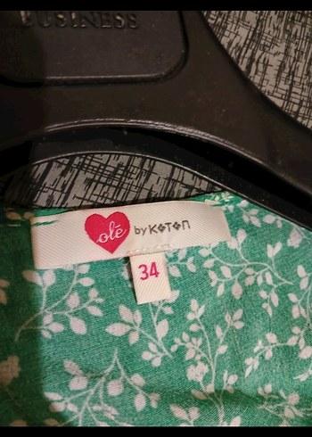 koton  34 beden  viskos renkli bayan   plaj  elbisesi - Görsel 7