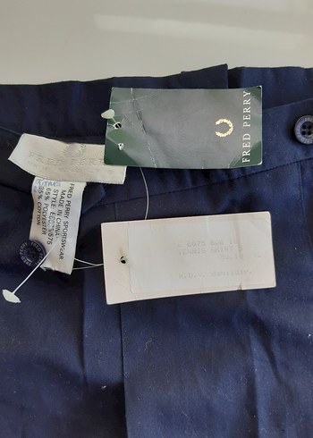 Fred Perry Lacivert Pileli Mini Tenis Etek