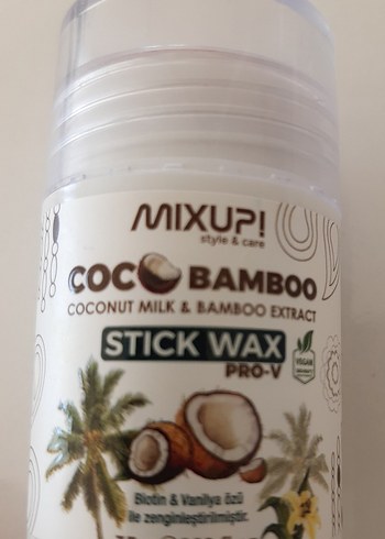 MIXUP! Hindistan Cevizi ve Bambu Özlü Stick Wax - Görsel 4