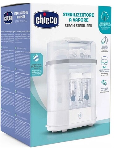 Chicco buharlı sterilazyon - hiç kullanılmadı