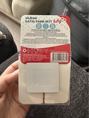 Babymall Silikon Çatal Kaşık Seti Bebek