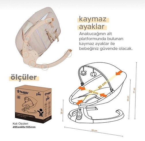Beden Huggy pie kumandalı ana kucağı