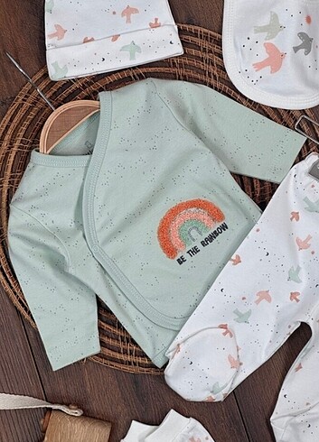 HelloBaby 5 parca hastane cikis seti