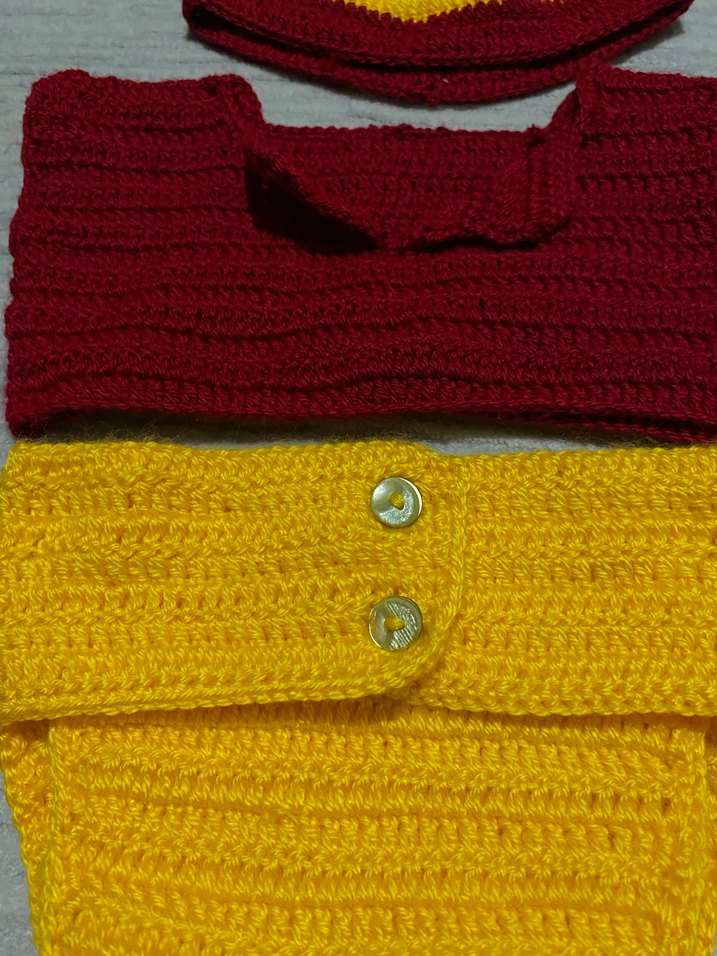 Winnie the Pooh Örgü Bebek Kostümü - Görsel 2