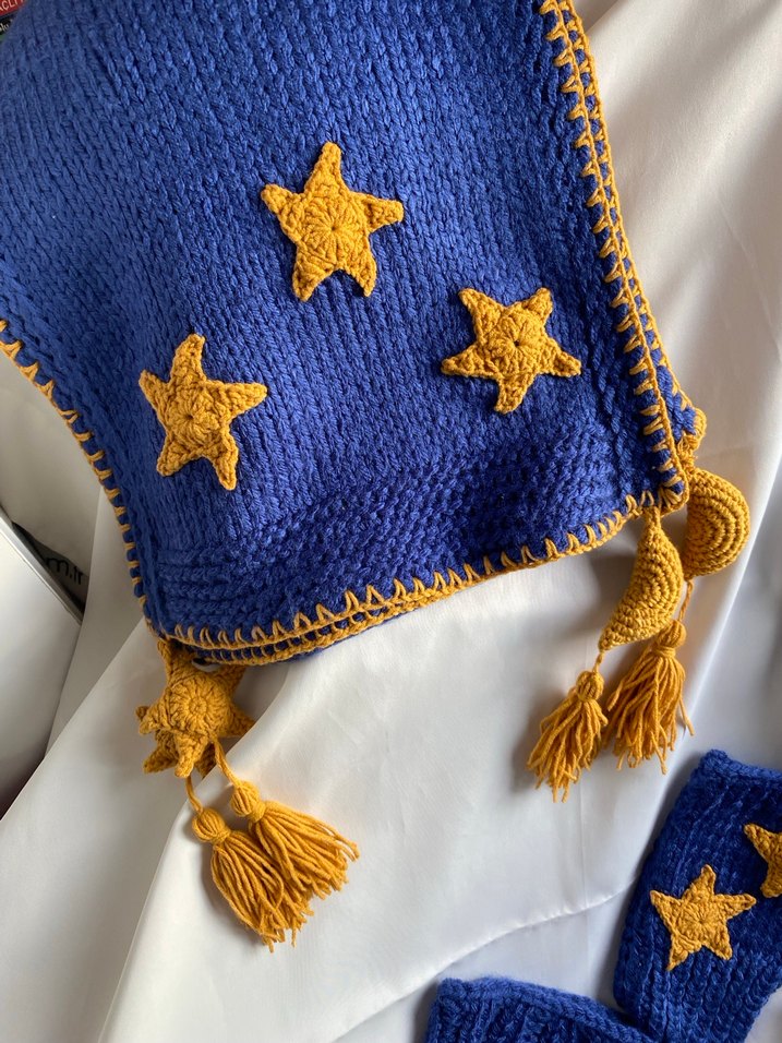 Yıldızlı Örgü Set - Görsel 3