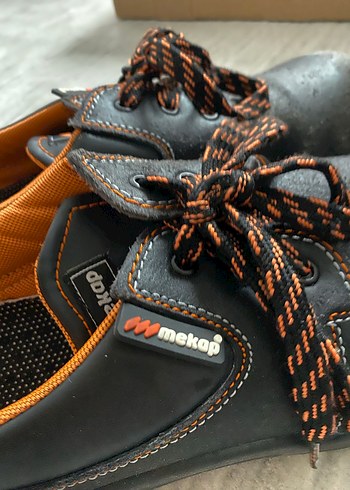 Mekap Turuncu Siyah İş Ayakkabısı - Görsel 2