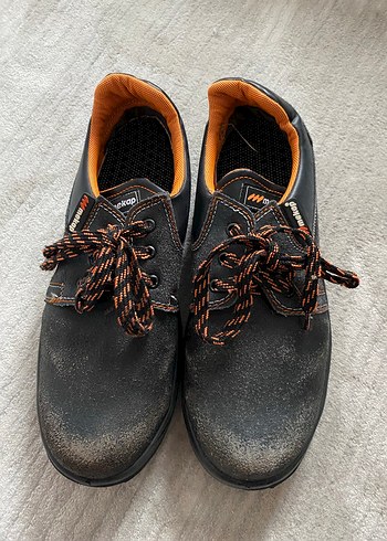 Mekap Turuncu Siyah İş Ayakkabısı - Görsel 3