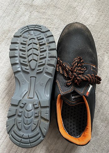 Mekap Turuncu Siyah İş Ayakkabısı - Görsel 5