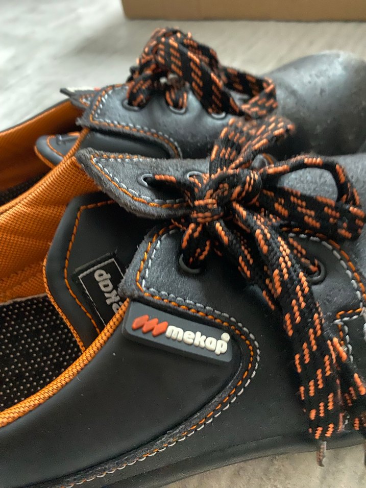 Mekap Turuncu Siyah İş Ayakkabısı - Görsel 2