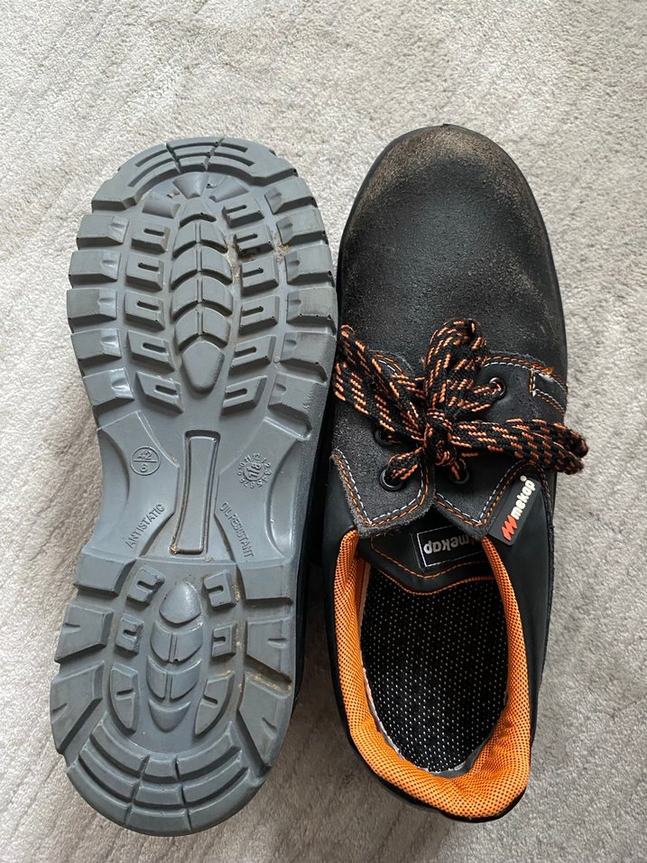 Mekap Turuncu Siyah İş Ayakkabısı - Görsel 5