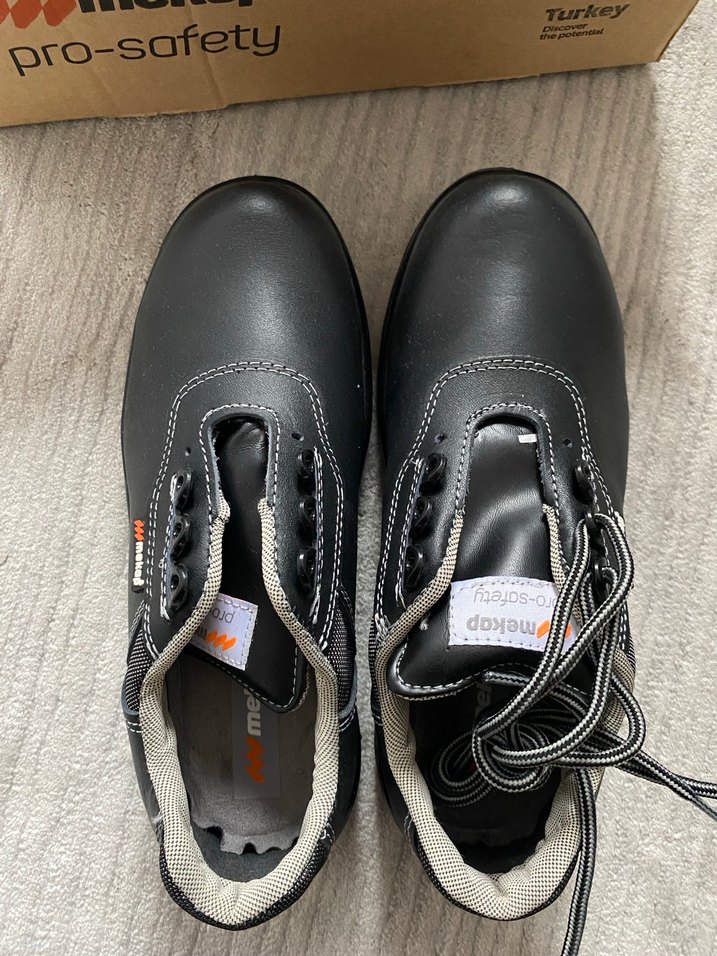 Mekap Siyah Gri Street Wear Bağcıklı Erkek Ayakkabı - Görsel 3