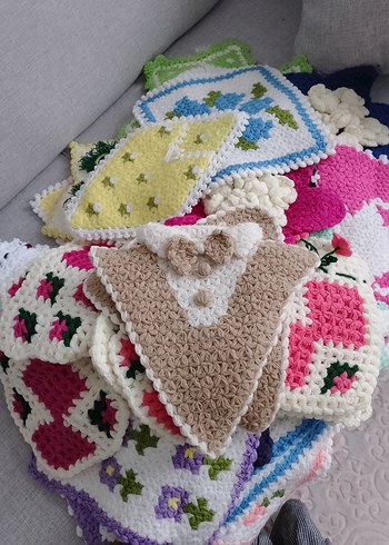 Renkli Örgü cehizlik lifler - Görsel 4